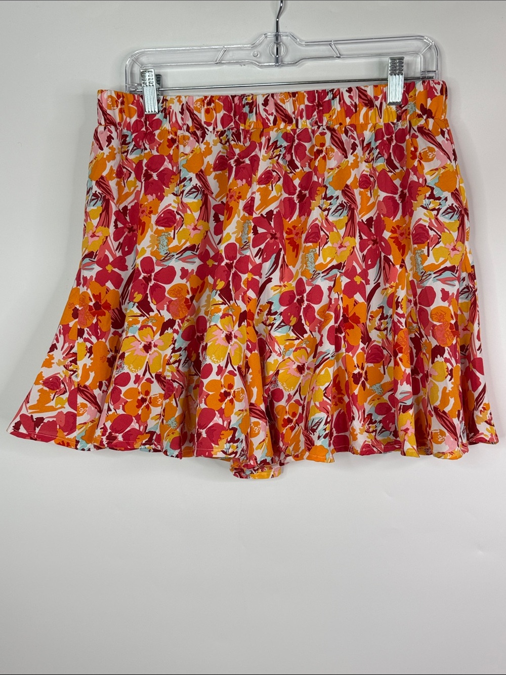 Kori Floral Flowy Lined Shorts Size Large